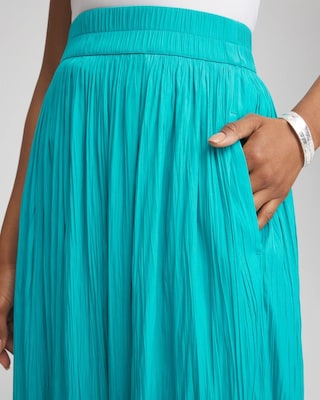 Pull-on Pleated Maxi Skirt | Chico's